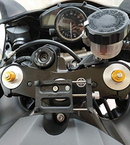 Supporto per smartphone con attacco forcella compatibile con Yamaha YZF-R1 2004-2008