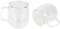 BERGNER - Juego de 2 Vasos de 400ml Doble Pared - Fabricados en Borosilicato - Para los Amantes de Café y Té - Fácil Lavado - Apto apra Microondas y Lavavajillas