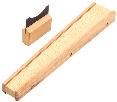 SUPVOX Set Pratico e Sicuro per Tastiera di Utensili del Violino in Legno senza Bave, Facile da Usare, per Professionisti e Principianti | Supporto e Raschietto per Tastiera, per Professionisti e Principianti, Pratico e Sicuro