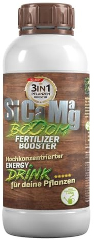 Plant BoOoM SiCaMag 3-in-1 Pflanzen-Booster | Silizium, Kalzium & Magnesium | Für starke Wurzeln, robustes Wachstum & höhere Erträge | Geeignet für alle Pflanzenarten, 1 L