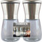 Molinillo de Pimienta, Empresa Nacional, Molinillo Especias 160ML x2, Molino Pimienta, Pimentero Salero Especias, Grano Ajustable, Núcleo Cerámico, Inox y Cristal, Rellenos y Vacíos.