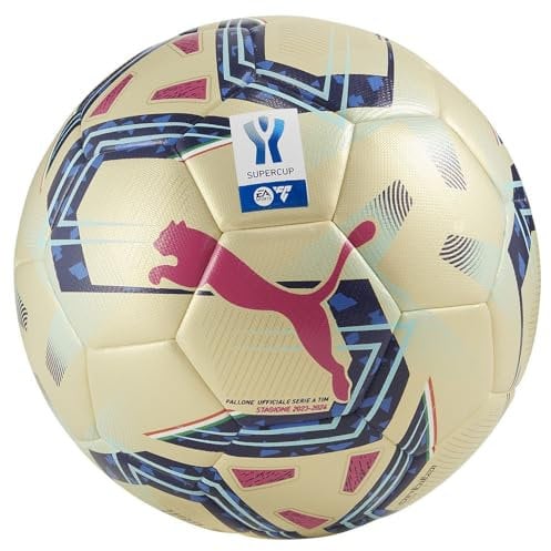 PUMA Pallone Calcio Orbita Serie A Super Fantasia Giallo