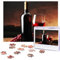 Red Wine and Bottle Jigsaw Puzzle 500 Piece Wooden Jigsaw Puzzles Personalized Picture Puzzle Custom Jigsaw Puzzles for Adult Wedding