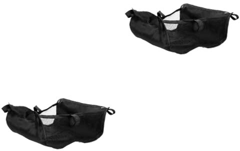ibasenice 2stücke Stroller Organizer Netzbeutel Oxford Aufbewahrungskorb Für Kinderwagen Untere Ablage Für Babyartikel Für Einkäufe Und Ausflüge