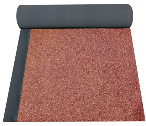 Gaine imperméable ardoise adhésive bitumineuse Membrane imperméable bitume polymère auto-adhésif professionnel rouleau 10 mètres (rouge)