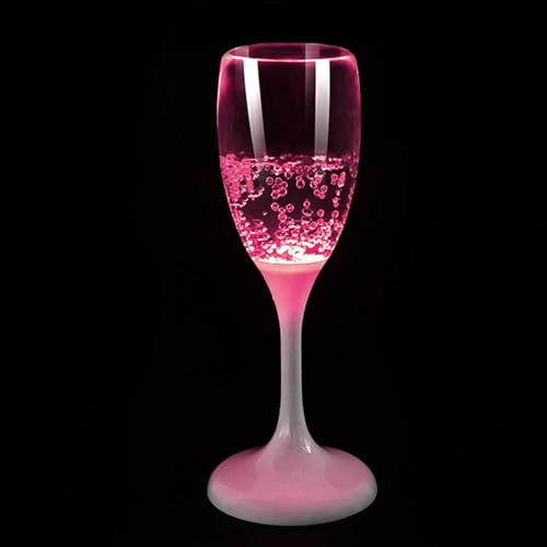 Uhngw Verres à champagne | 120 ml - Coupe à champagne pour vin, verres phosphorescents - Verres activés par liquide pour décorations de mariage, de fête de Noël