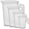 NVQVQ Measuring Jugs, 500 ml 250 ml 100 ml 50 ml Plastic Jugs, Heat Resistant Small Measuring Jug for Kitchen, Beakers, Laboratory, Garden Cleaner