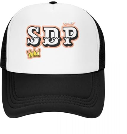 ZTQTQZZ Atmungsaktiv Mesh Baseballmütze Sporthut SDP Band Hydro Baseball Cap Westernmütze Snapback Cap Gentleman Mütze Damen Herren