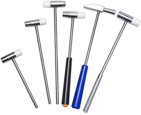 CRILSTYLEO Mini-hammer Aus Messing Reparaturwerkzeug Mit Flachen Und Abgerundeten Köpfen Präzisionshammer Für Uhrenreparaturen Und Metallbearbeitung
