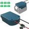 1 Pack Power Wheels Adapter for Makita 18V Battery with Fuse & Wire Clamps & 12 Gauge Wire, Good Electricity Converter for DIY Ride on Truck, Robotics and RC Toy