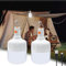 LIAISIMI LED Camping Light, USB rechargeable Camping Light, 3 modes d'éclairage luminosité Camping pêche randonnée portable lanterne extérieure panne de courant d'urgence (2 Pack)