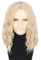Topcosplay Perücke Schwarz Herren Lang Gewellt Männer Perücke Cosplay Perücke Fasching für Halloween Kostüm (Blond)
