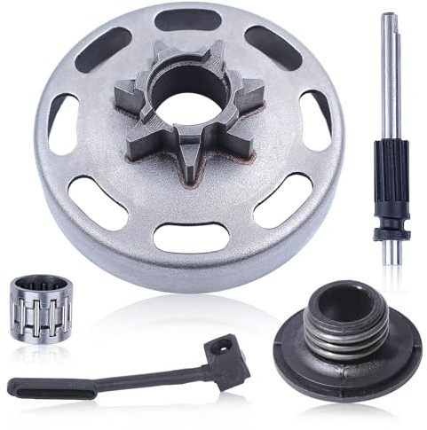 Haishine Disco passivo 435 per motoseghe Husqvarna 435, 340, 345, 350, 351, 353, 440E, 450E, ricambio per 505441501, kit disco passivo con girante e frizione a rulli