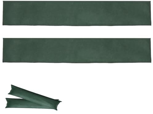 QWORK® 2 Pack 150CM Wasseraktivierte Sandsäcke Hochwasser, Wiederverwendbare & Sandlose Hochwassersperren, Hochwasserschutz, für Zuhause, Garage & Keller