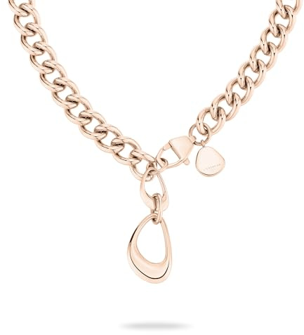 Liebeskind Berlin Damen Halskette LJ-1786-N-45 aus Edelstahl in IP Roségold