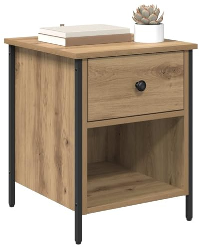 vidaXL Nachttisch 2 STK. Artisan-Eiche 40 x 42 x 50 cm Holzwerkstoff