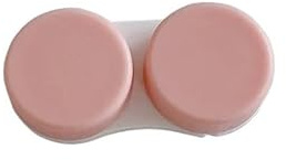 TroHollis Contact Lens Cases,Contact Lenses Case Box 10pcs Portable Contact Lens Case Eyes Contacts Care Container Box Lenses Storage Color(Dark Grey)