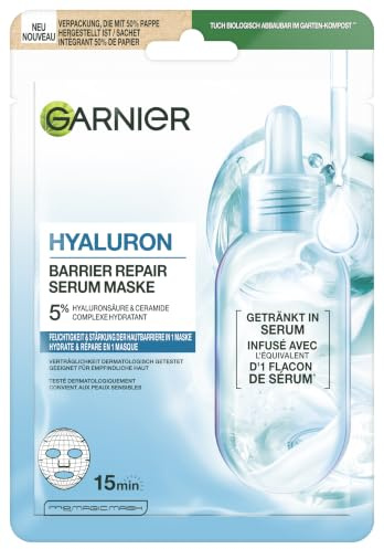 Garnier Hyaluron Barrier Repair Serum Maske