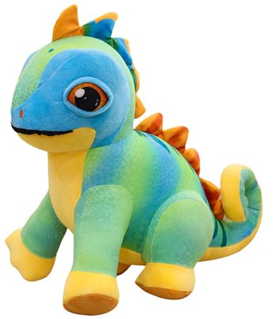 Realistische grüne Eidechse Plüschtier Spielzeug, Chamäleon Plüschtier süßes Chamäleon-Plüschtier, Reptilien Plüschtiere Mähneneidechsen, Geschenk für Kinder Kindergeburtstag Ostern (40 cm)
