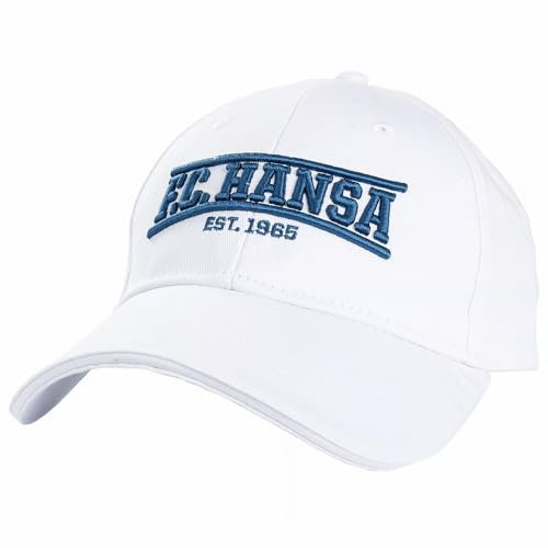 Hansa Rostock FC Cap Basecap Mütze ** F.C. Hansa Est. 1965 **, weiß
