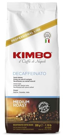 Kimbo Decaf Coffee Beans - 500g
