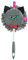 VIGAR Duster, Material: Polypropylene, TPR, Polyester, Microfiber, Grey, 36 x 15 x 11,5 cm