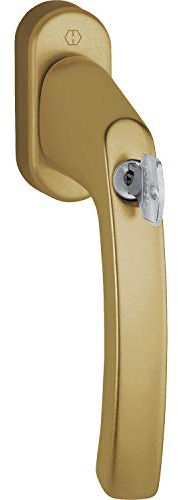 Hoppe 11780630 - Maniglia per finestra LIÈGE-Secu100, in bronzo anodizzato, 7 x 40 mm