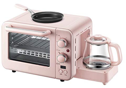 oven Home Automatic Multi-Function 8l Toaster Breakfast Machine Three-In-One Frying Pan, Kettle/Slag Tray/Knob Control 1400w 50.8 * 28 * 29.6cm
