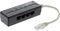 InLine 69995A 4-fach Telefon Port Splitter, RJ45 Stecker an 4x RJ45 Buchse, 0,15m