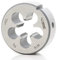 BAER Filiera M 4 x 0,7 – HSS filettatura filettata M4, filettatura esterna
