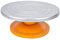 Cocoarm Ceramics Turntable 12in Round Metal Turntable Ceramics Pottery Tool Sculpting Wheel Silver Model-Making for Flower Arrangement Model Design Clay Design Cake Decorating And Other Artist