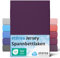 etérea Jersey Spannbettlaken 180x200cm - 200x200cm Pflaume bis 25 cm Höhe - 100% Baumwolle Spannbetttuch Oekotex - Bed Sheets Leintuch Bettbezug - Bettlaken 180x200 cm - 200x200 cm - Lila