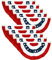 EBaokuup Patriotische USA-Flagge, 1.5 x 91 cm, 10 Stück, amerikanische US-Flagge, Wimpelkette, Patriotische Wimpelkette, Sterne und Streifen, Wimpelkette für Gedenktag am 4. Juli und Arbeitstag