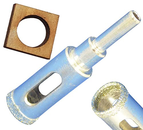 16mm Hole Saw for Tile Porcelain Tile Drill Bit Glass Drill Bit Diamond Tip Bit with Core Guide to Hold in Place and Prevent Jumping Porcelain 16mm Drill Bit for Ceramic Tile 16mm