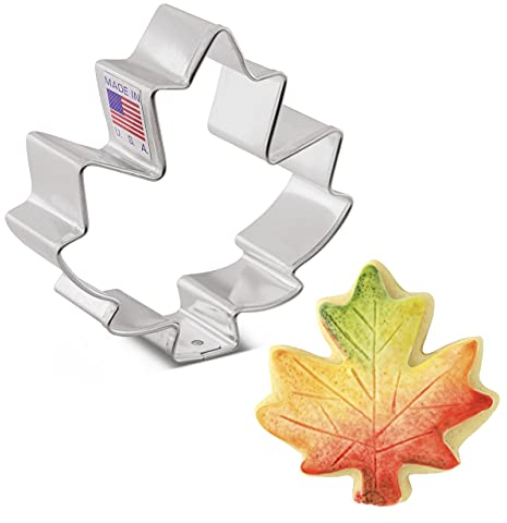 Keksausstecher Ahornblatt - 7 cm - Blatt Ausstechformen von Ann Clark USA