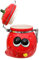 Dekohelden24 Ceramic storage jar/biscuit tin with metal closure as strawberry in red, dimensions approx. 11.5 x 11.5 x 14 cm