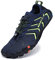 ziitop Badeschuhe Damen Herren Strandschuhe Schnell Trocknend Wasserschuhe Drainagelöcher Strand Schwimmschuhe Unisex Barfußschuhe für Kajakfahren Studio Traillauf Wandern(EU41 Blau)