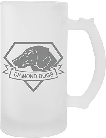 Diamond Dogs Metal Gear Solid Transparent Tasse Pour Bière Avec Poognée Transparent Mug For Beer