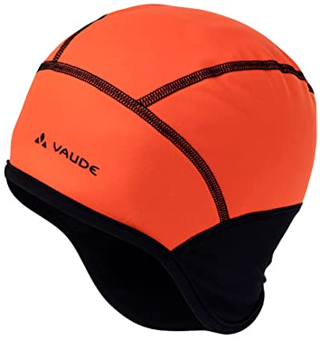 VAUDE Unisex Bike Windproof Cap Iii Helm-Unterziehmütze, Glowing Red, S EU