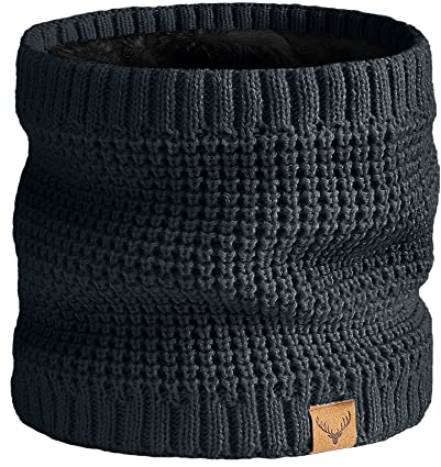 NEOLA Winter Halsschlauch Herren - Loop Schal Schlauchschal Ski Halswärmer Halstuch Herren Fleece Schal Gesichtsschal für Männer Damen Sport Motorrad Fahrrad