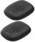 Vaydeer Wrist Rest Pad - Ergonomischer Ellbogenschützer mit Gel-Armlehne für Schreibtisch, Armlehnenstütze aus Memory Foam Schaumstoff für Büro, Gaming, Computer, Laptop, Mac – Schwarz, 1 Paar