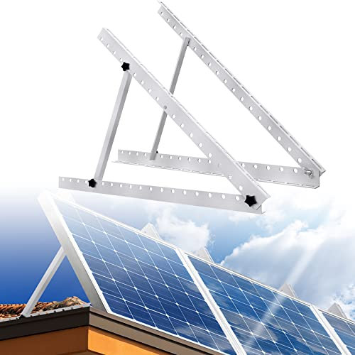 ACXIN Support pour panneau solaire 28 (71 cm) - Support universel pour panneau solaire - 150 W - Avec angle d'inclinaison monochrome - Supports appropriés pour bateau, camping-car, toit