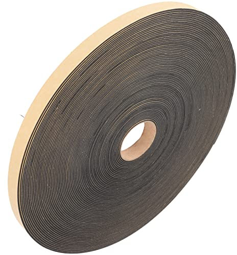 SUPVOX 1 Roll Car Speaker Sealing Tape Closed Cell Foam Seal Strip Tape Seal Gasket for Speaker Door Insulation Soundproofing Rattle