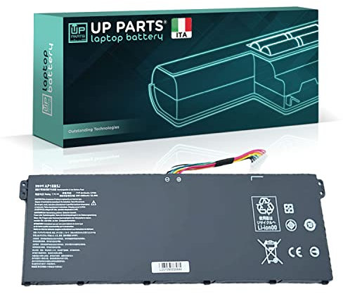 UP PARTS Batteria Compatibile con Acer AP16M5J AP16M4J (7.4V 4800mAh 35Wh) per Laptop Notebook Aspire 3 A315-51 Series A315-51-51SL A315-51-380T A315-51-31GK A315-51-31RD A315-51-51B0(AP16M5J)