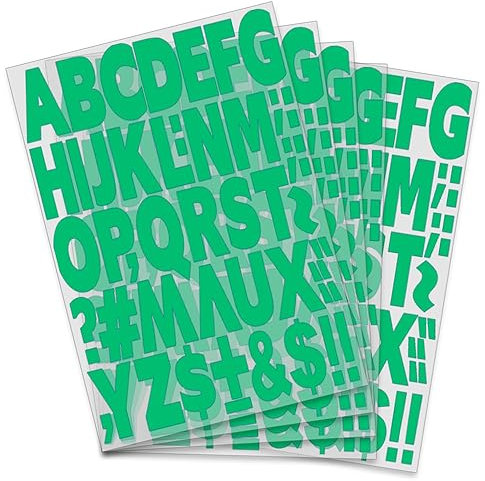 2 Inch Iron On Letters Heat Transfer Letters, Alphabets for Sport Jerseys T Shirts Team Name Clothes Slogan Printing DIY Crafts Decoration (10 Color Optional) (5 Sheets Green)
