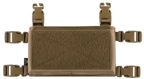 KRYDEX GEAR Tactical MK3 Placard with Hook Backing for Chest Rig Plate Carrier Vest (Coyote Brown)