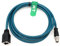HangTon Ethernet-Kabeladapter für Cognex in-Sight 2000 7000 8000 9000 Basler Baumer Kamera Sensor Barcode-Leser, 8-polig X-kodiert M12 auf RJ45 CAT-7e 2M