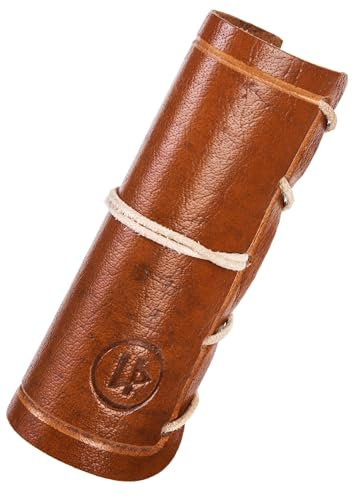 Ulfberth – Leder Stielschutz für Axt, Beil und anderes Werkzeug - Axtstiel Schutz-Manschette (Braun, Groß)