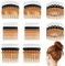 24 Stück Haarkämme für Frauen Zubehör Kunststoff Haar Seitenkamm Twist Kamm Haarkämmchen Französisch Twist Kamm Haarspange Braut Hochzeit Schleier Kamm Zähne Schwarz Transparent Licht Kaffee