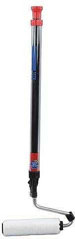 Paint Roller Brush, Paint Roller with Long Handle, Self-Priming, Semi-Automatic, Multifunctional Paint Roller Brush Indoors and Outdoors